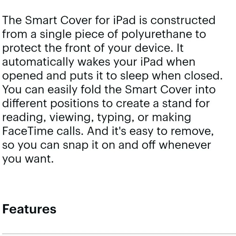 Apple Smart Cover IPad Tablet‎ Case